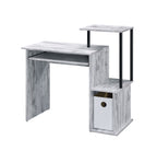 Lyphre Antique Rectangular Computer Desk with Storage