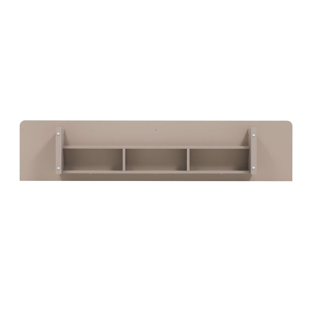 Sideboard With Adjustable Shelves and Soft Close Doors - White, Light Brown, Green