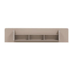 Sideboard With Adjustable Shelves and Soft Close Doors - White, Light Brown, Green