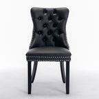 Nikki Modern Upholstered Dining Chair Set of 2