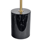 Hydro Table Lamp with Double Lamp and Marble Base - Black / Gold / Marble