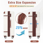 Hardshell Luggage Set 3-Piece Spinner with TSA Lock - Lightweight, Multiple Colors