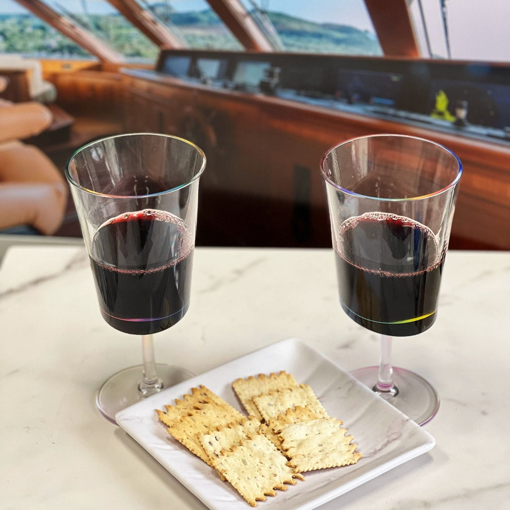 Unbreakable BPA-Free Acrylic Wine Glasses (Set of 4) - Clear