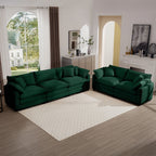 Oversized Deep-Seat Fabric Sofa & Chair Sets