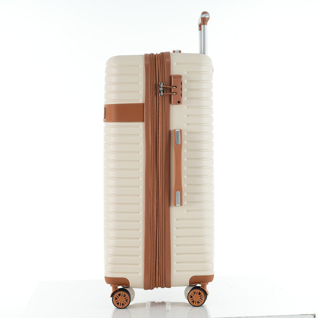4 Piece Hard Shell Luggage Set with Spinner Wheels - Multiple Colors
