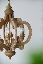 Farmhouse Chandelier with Adjustable Chain - Multiple Colors