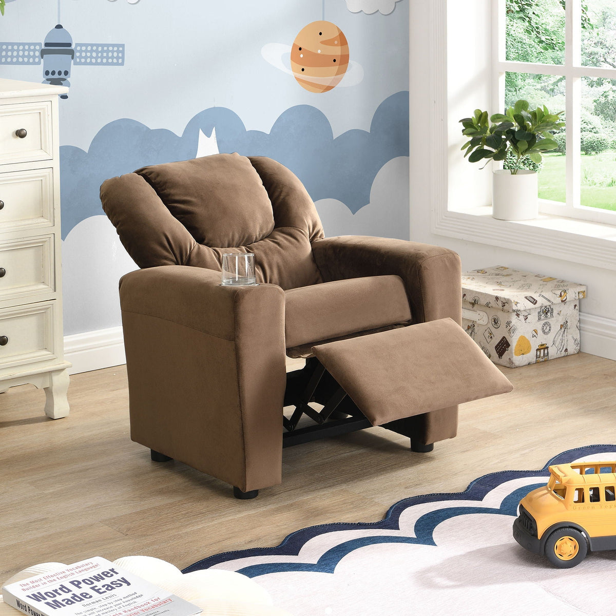 Kids Recliner Chair - Black
