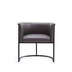 Cosmopolitan Dining Chair with Geometric Metal Frame - Multiple Colors