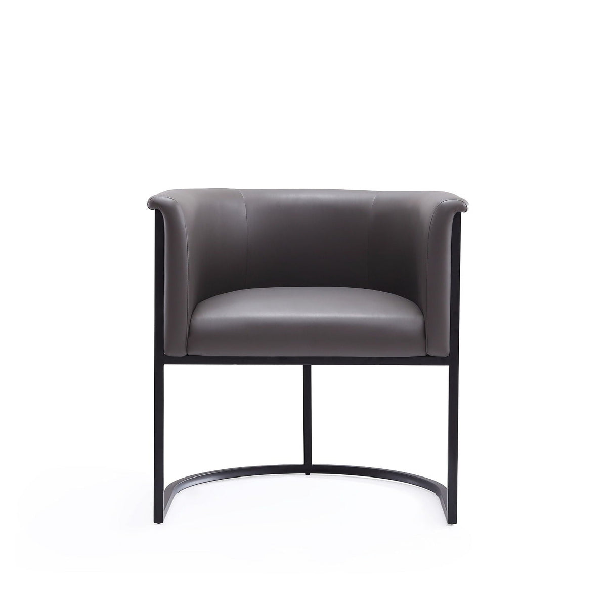 Cosmopolitan Dining Chair with Geometric Metal Frame - Multiple Colors