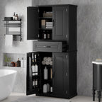 Bathroom Storage Cabinet with Multi-Functional Storage Space