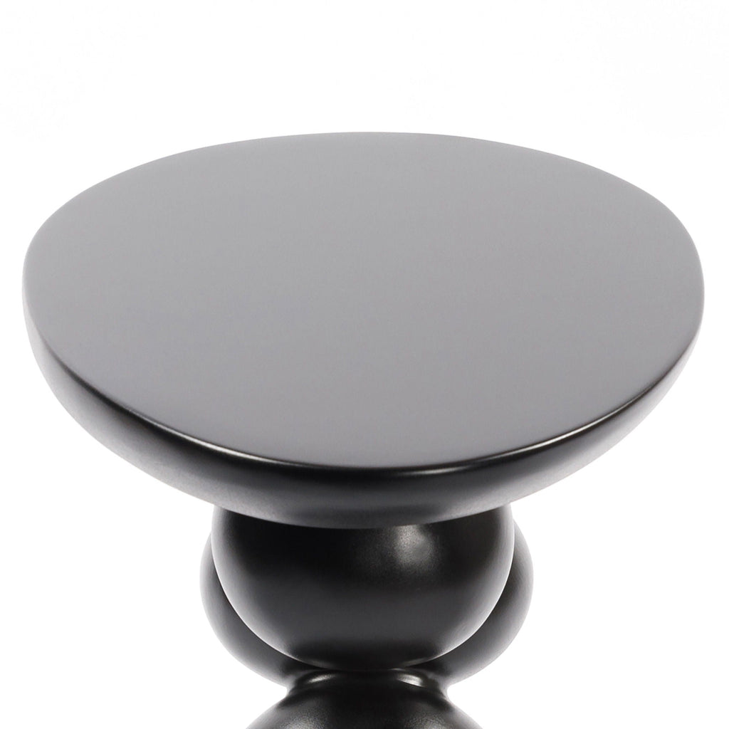 Lucky Stone Shaped Table with Sculptural Base – White, Black, or Gray