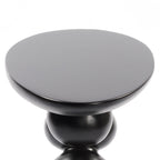 Lucky Stone Shaped Table with Sculptural Base – White, Black, or Gray
