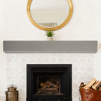 Floating Fireplace Mantel Shelf with Invisible Wall Mount - Multiple Colors