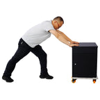 Heavy Duty Furniture Dolly Trolley Car with 3" TPU Casters - Pearl Silver