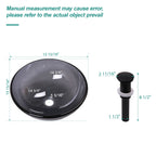 Tempered Glass Vessel Sink with Pop-Up Drain - White, Pearl Silver, Dark Brown, Dark Gray