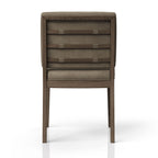 Soft Back Dining Chairs with Performance Leather - Light Brown (Set of 2)