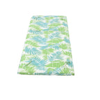 2" Thick Floral Chaise Lounge Cushion with Waterproof Foldable Design - Leaf Coconut