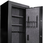 9.33 Cubic Ft Tall Biometric Rifle Safe with Quick Access - Black