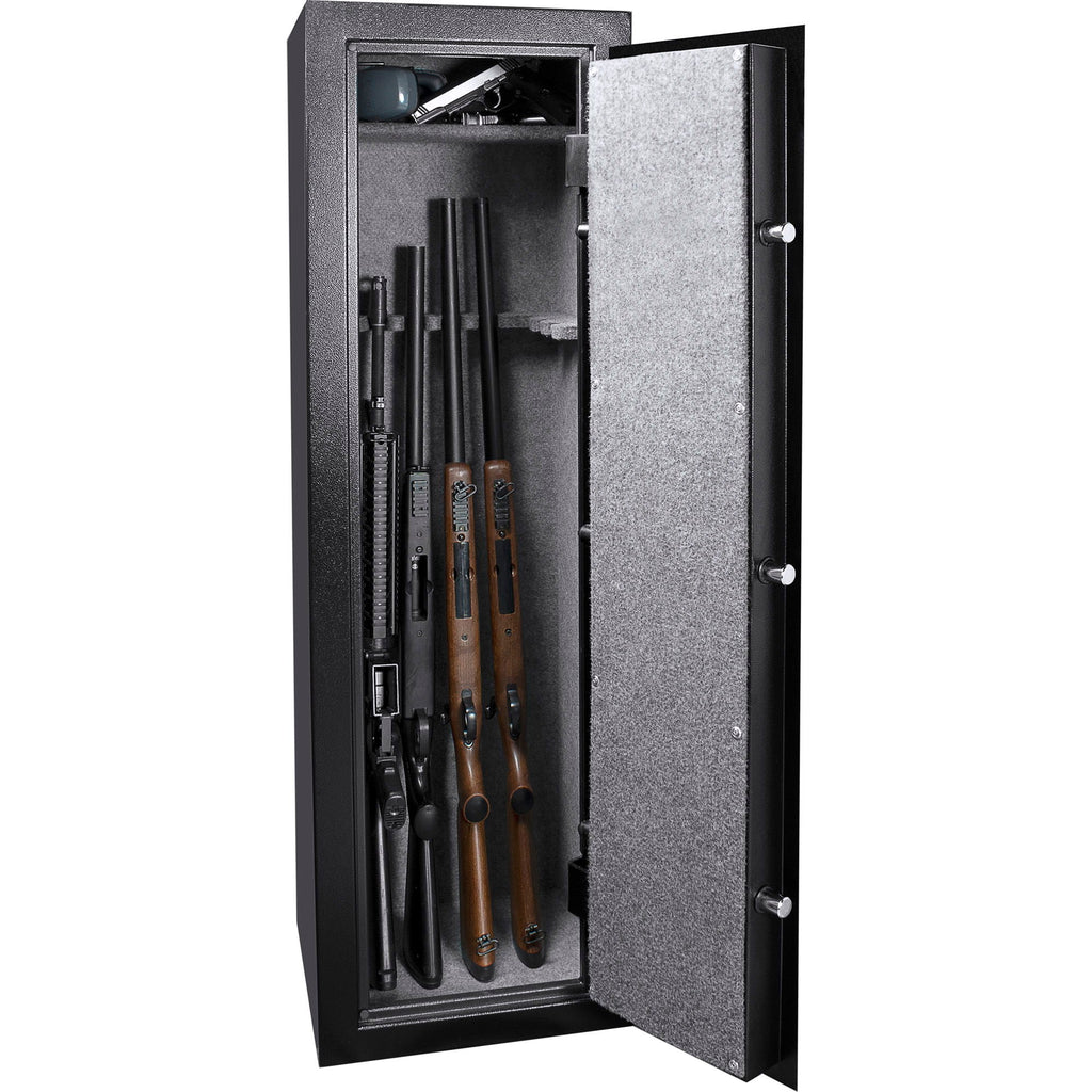 Biometric Keypad Riflesafe with Dual Access Security - Black
