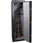 Biometric Keypad Riflesafe with Dual Access Security - Black