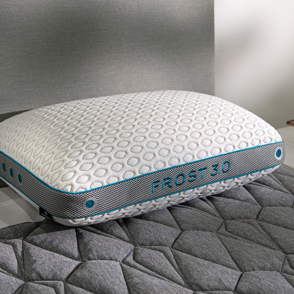BedGear Frost Pillow 3.0 Cooling King Pillow with Dual-Sided Support - White