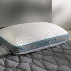 BedGear Frost Pillow 3.0 Cooling King Pillow with Dual-Sided Support - White