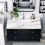 Elegant Vanity Top With Undermount Sink And Backsplash