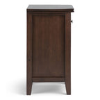 Handcrafted Bedside Table with Drawer and Shelf - Multiple Colors