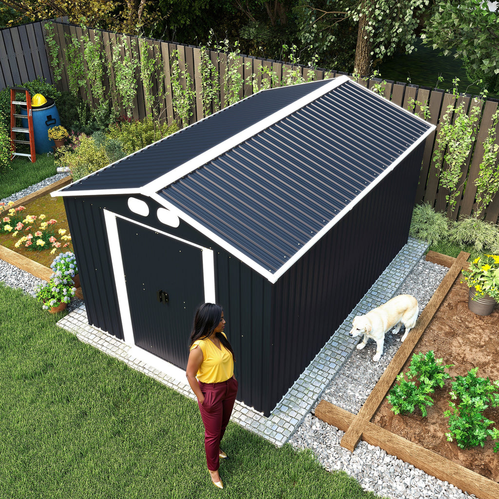Campcraft 8x12 Ft Outdoor Metal Storage Shed