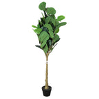 Artificial Fiddle Leaf Fig Tree 5.5FT with Planter - Green