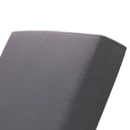 Gray Broadway Ian Chaise Lounge Cushion with Waterproof Fabric - Gray