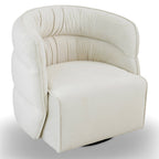 Walden Stylish Swivel Chair with Integrated Armrests - Multiple Colors