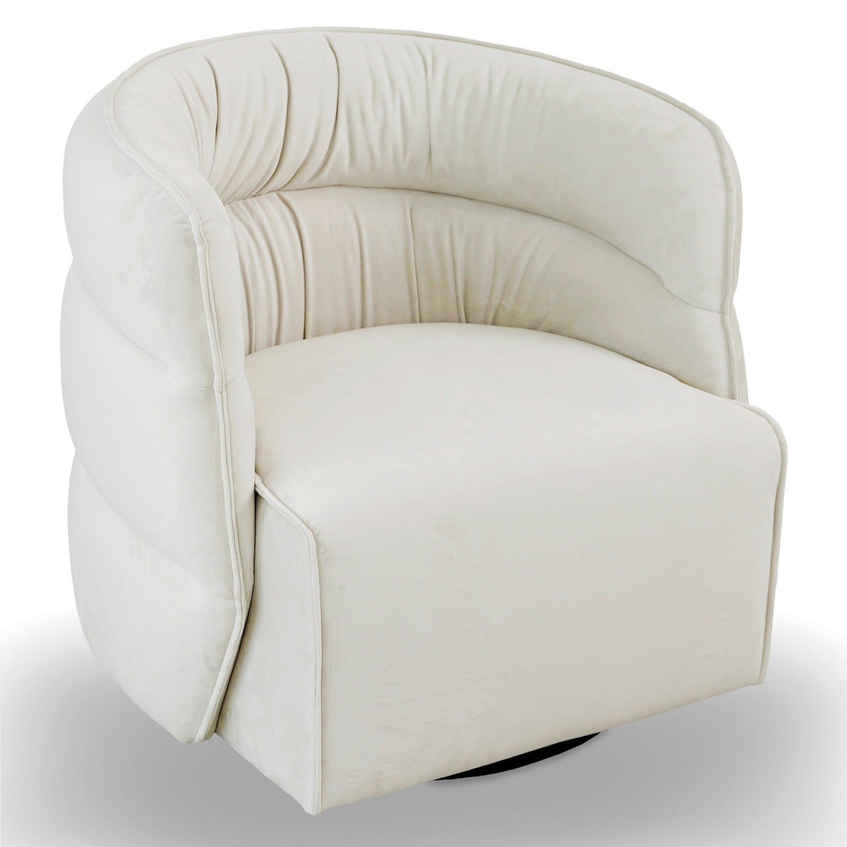 Walden Stylish Swivel Chair with Integrated Armrests - Multiple Colors