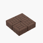 Interlocking Deck Tiles with Easy DIY Installation - Dark Gray or Dark Brown