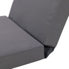 Gray Broadway Ian Chaise Lounge Cushion with Waterproof Fabric - Gray