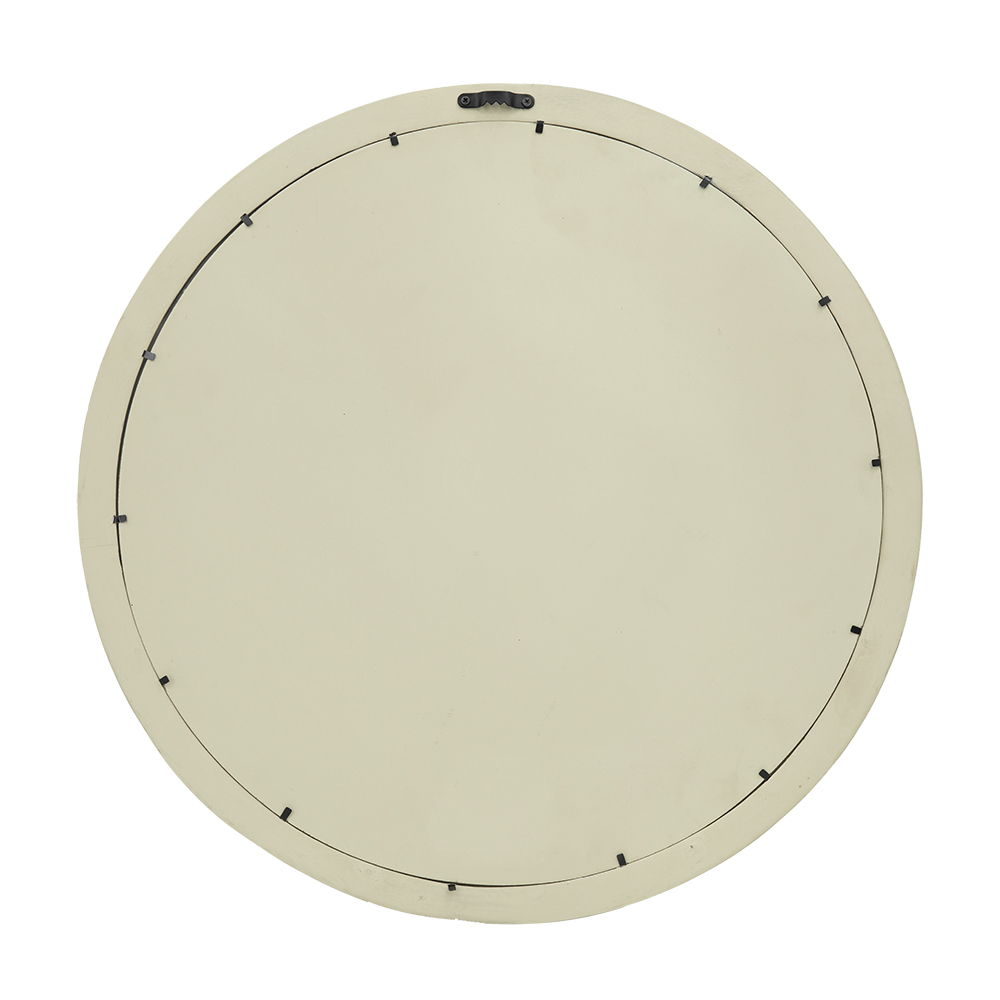 Transitional Mango Wood Wall Mirror with Frame - Multiple Colors