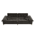 Modern 4-Seater Cloud Sofa with Wide Flip Armrests - Chenille