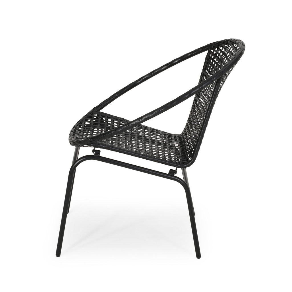 Java Chair with Comfortable Design - Black