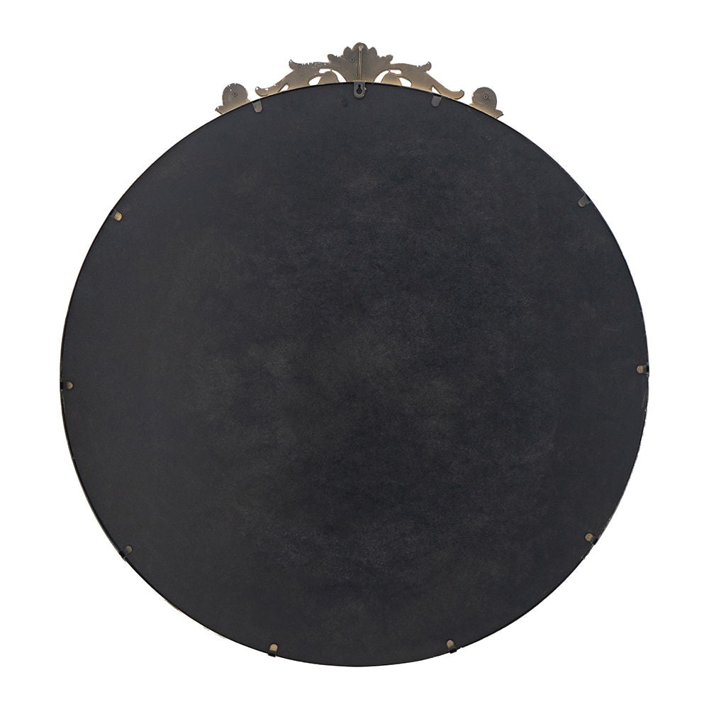 Classic Design Wall Mirror with Baroque-Inspired Frame – Gold or Black