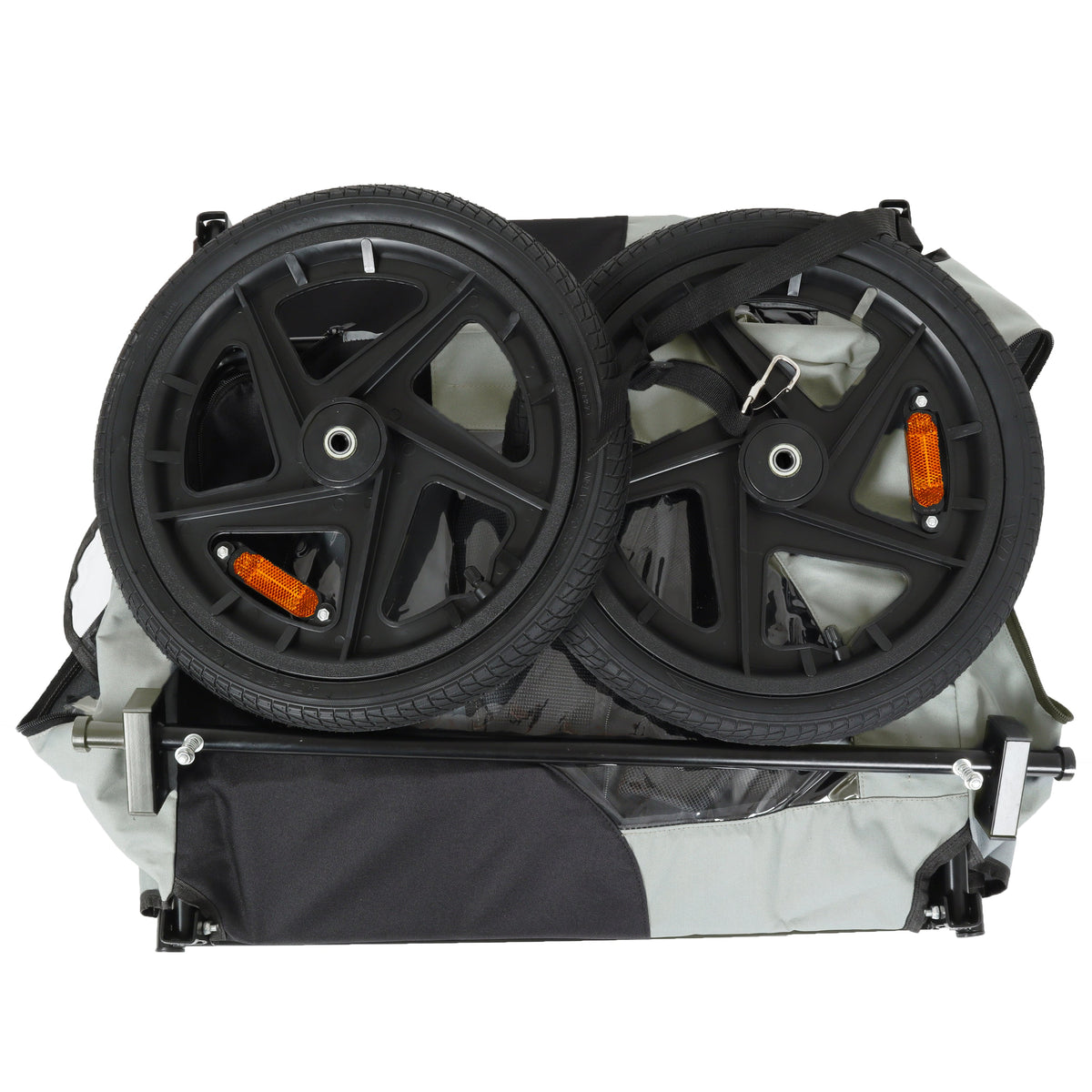 Outdoor Heavy Duty Collapsible Pet Bike Trailer