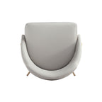 Upholstered Dining Chair with High-Density Foam - Beige, Gray, or White