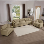 Oversized Deep-Seat Fabric Sofa & Chair Sets