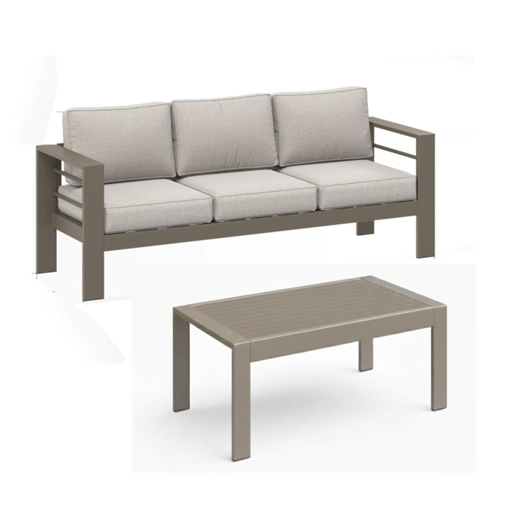 All-Weather Outdoor Patio Set with Thick Cushions - Multiple Colors
