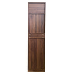 Walnut Buffet Sideboard Cabinet with Adjustable Shelves - Doors & Pantry Storage