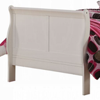 Louis Philippe III White Finish Full Bed