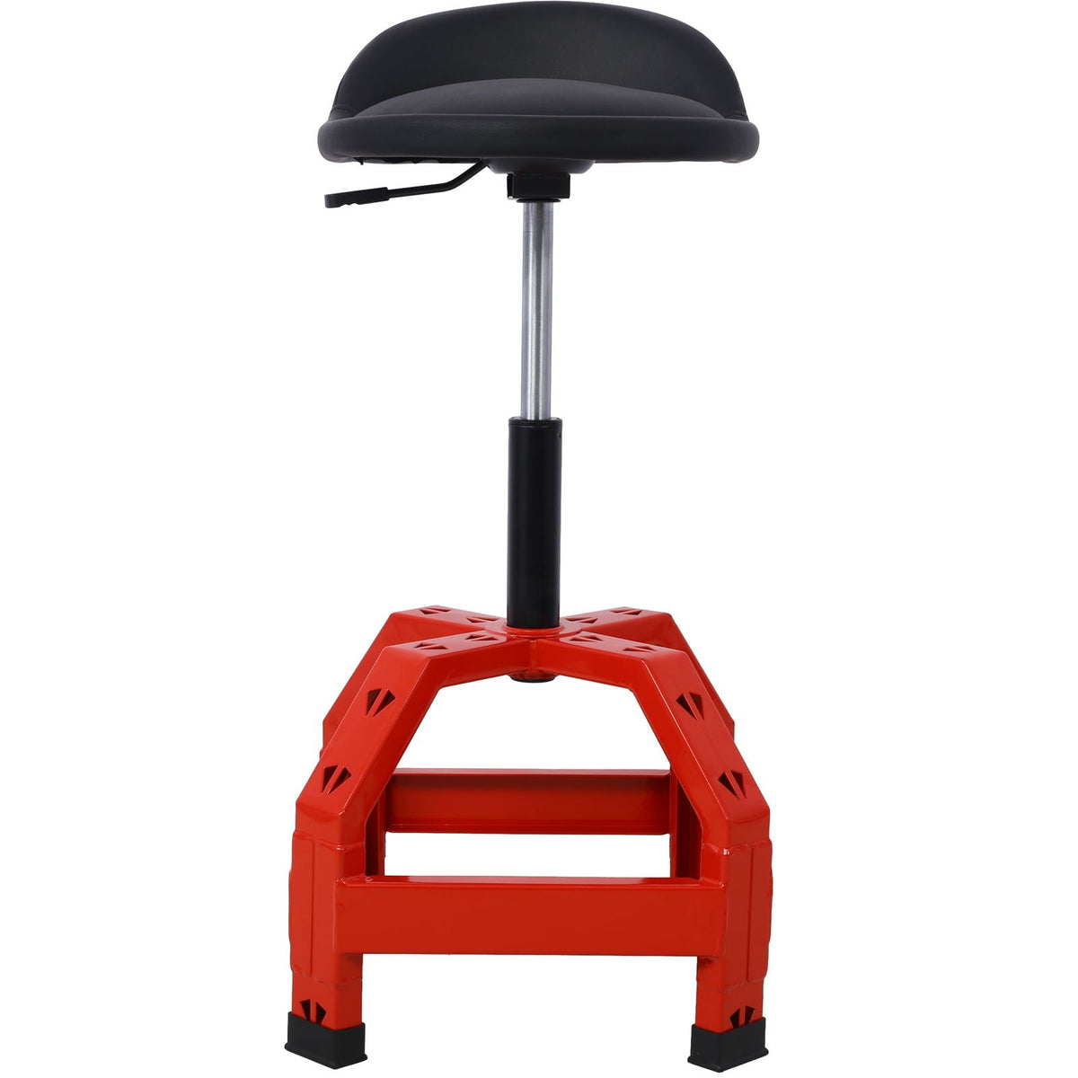 Pneumatic 360 Degree Swivel Mechanics Stool with Adjustable Height - Red or Black