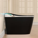 Elongated Smart Toilet with Bidet and Auto Flush - Matte