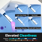 Smart Toilet with Heated Bidet Seat