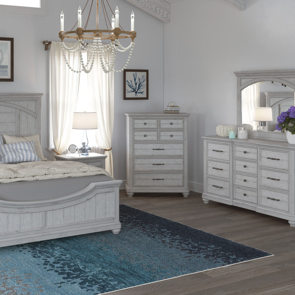 7 Drawer Chest with Spacious Storage - Gray