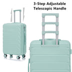 3 Pieces Set Spinner Wheel Luggage With Combination Lock